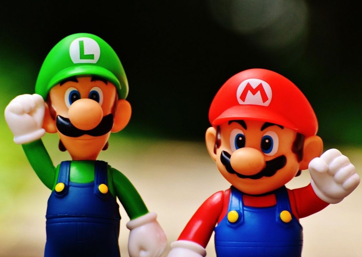 Gamer in actie